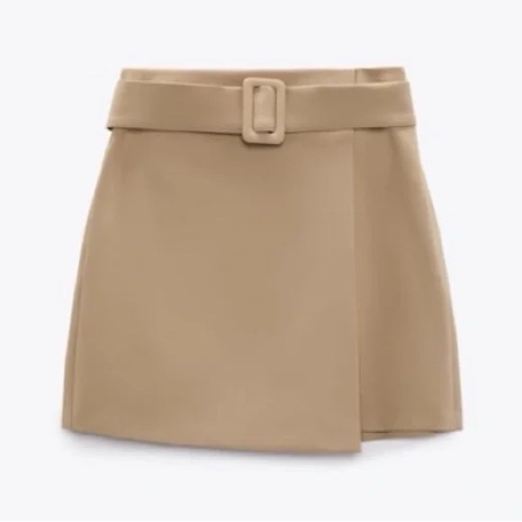 Jason Wu Beige Skirt with Belt Detail - Picture 1 of 4